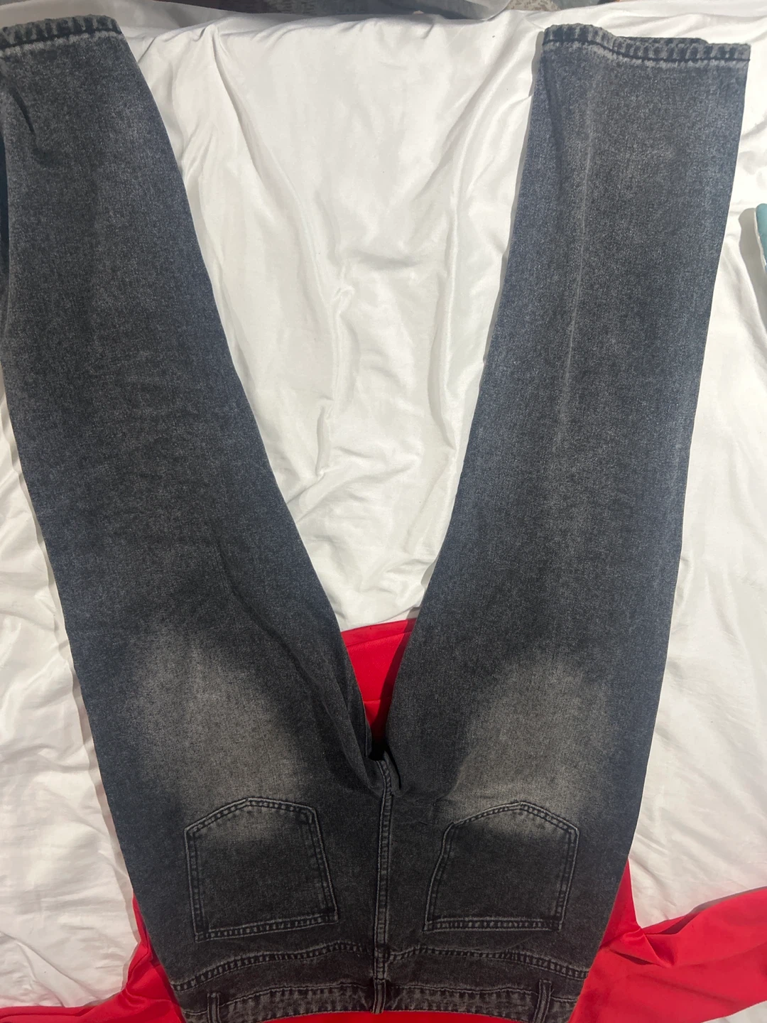 Grey wash denim jeans - photo 4