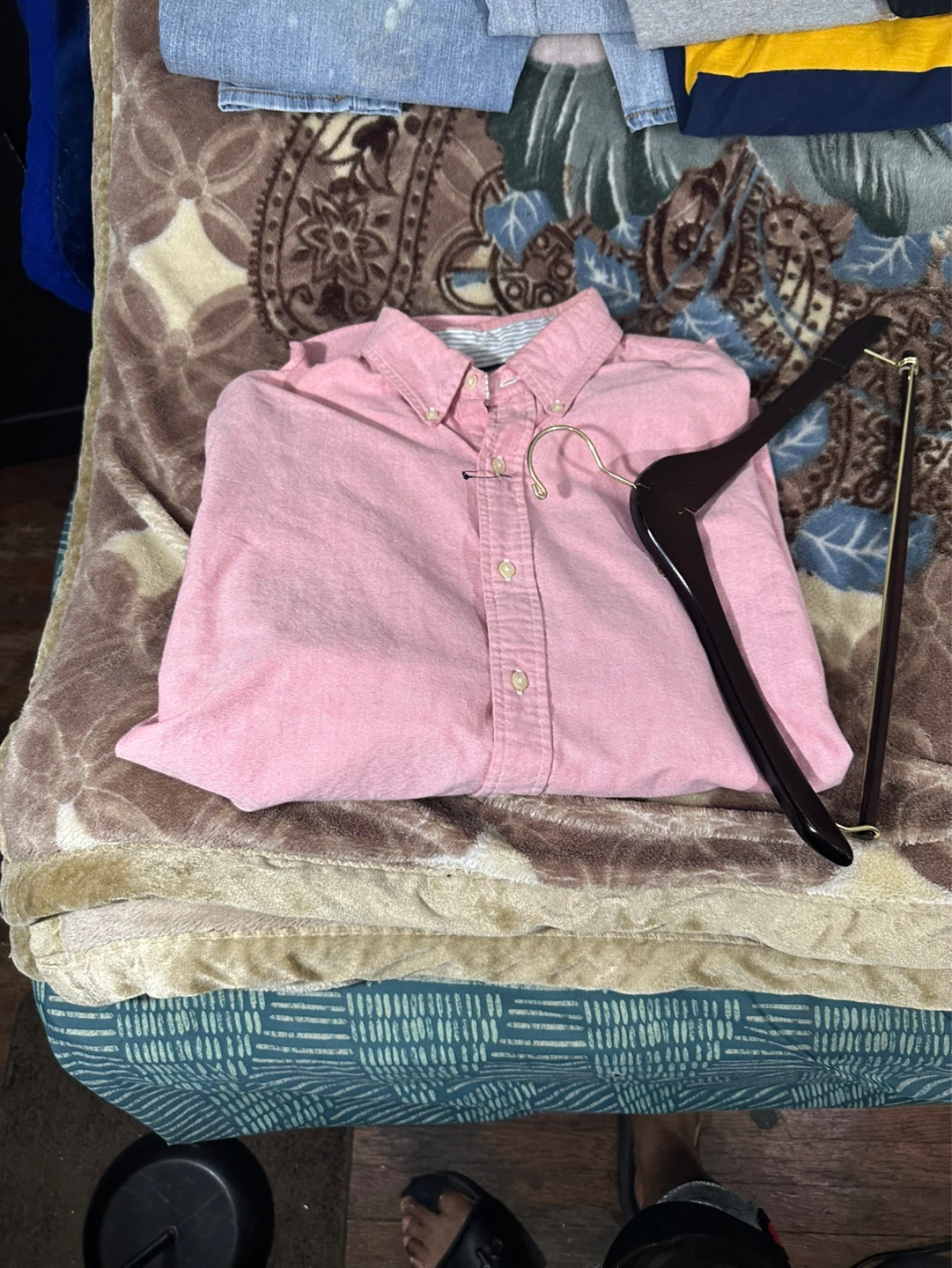 Polo Ralph Lauren Pink Classic Fit Button Down Shirt - Size L - photo 5