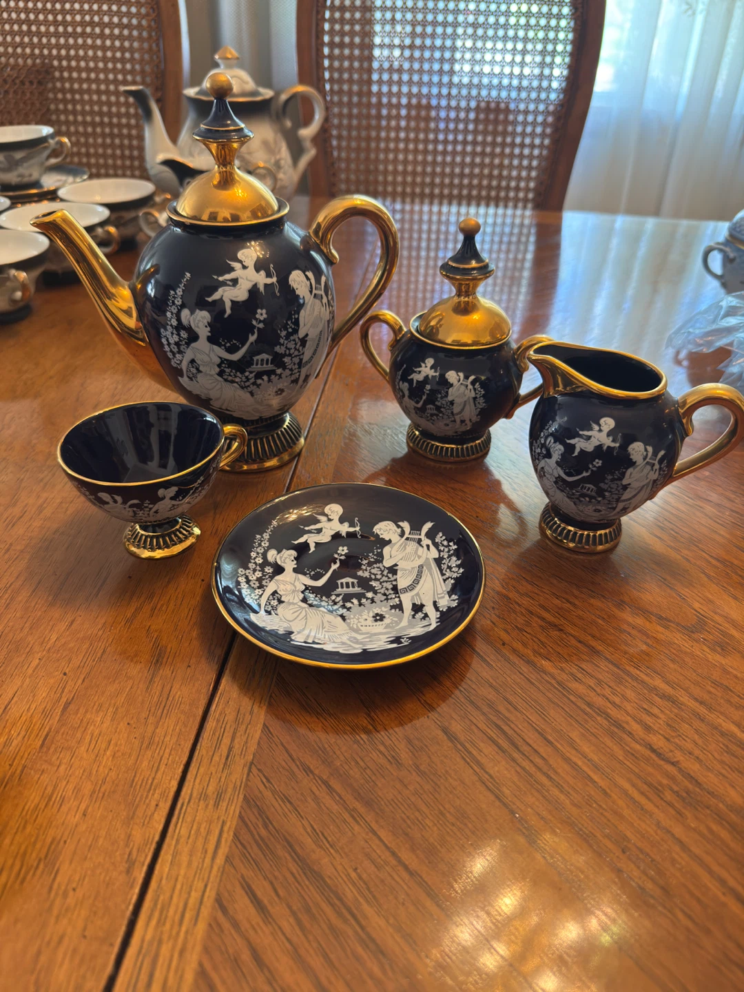 Hand Made Florentine Porcelain Tea Set - photo 2