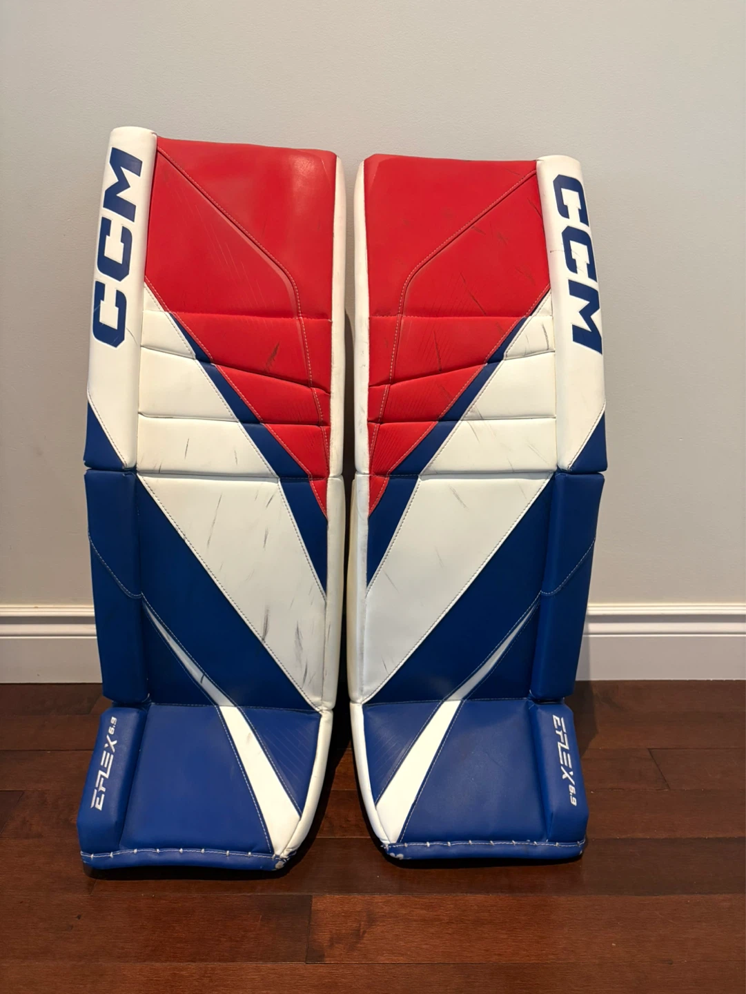 CCM EFLEX 6.9 Goalie Pads - Senior 34 + 2