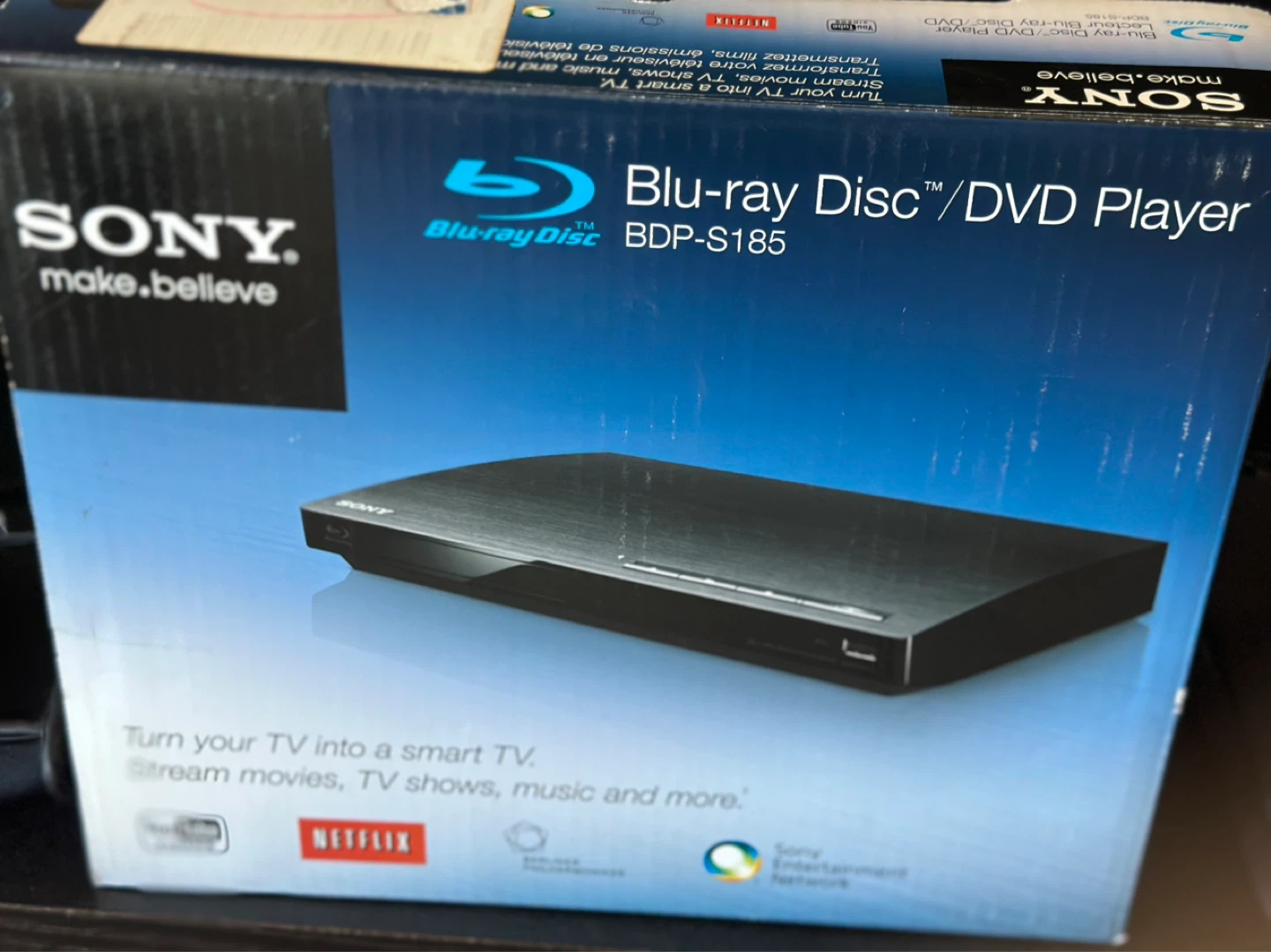 Sony Blu-ray Disc/DVD Player BDP-S185