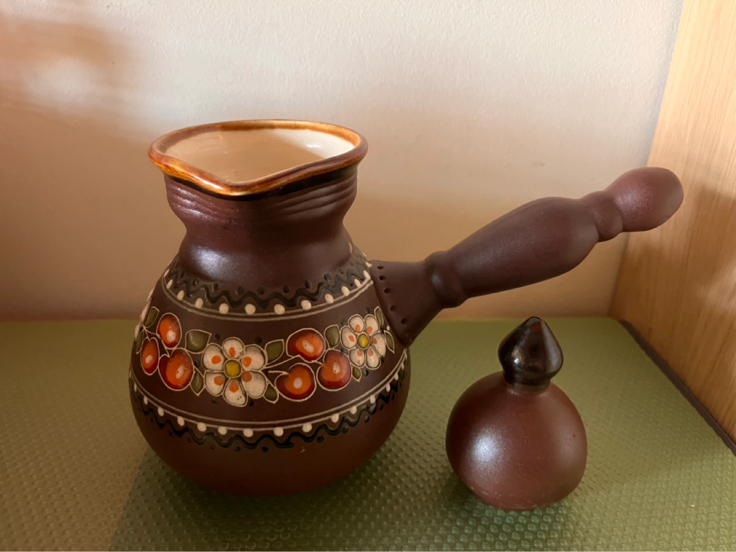 NEW Big Ceramic Coffee Pot with Lid - photo 2
