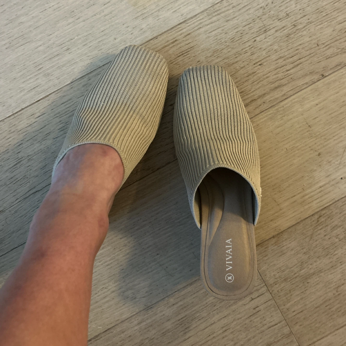 VIVAIA Knit Mules - Beige - photo 2