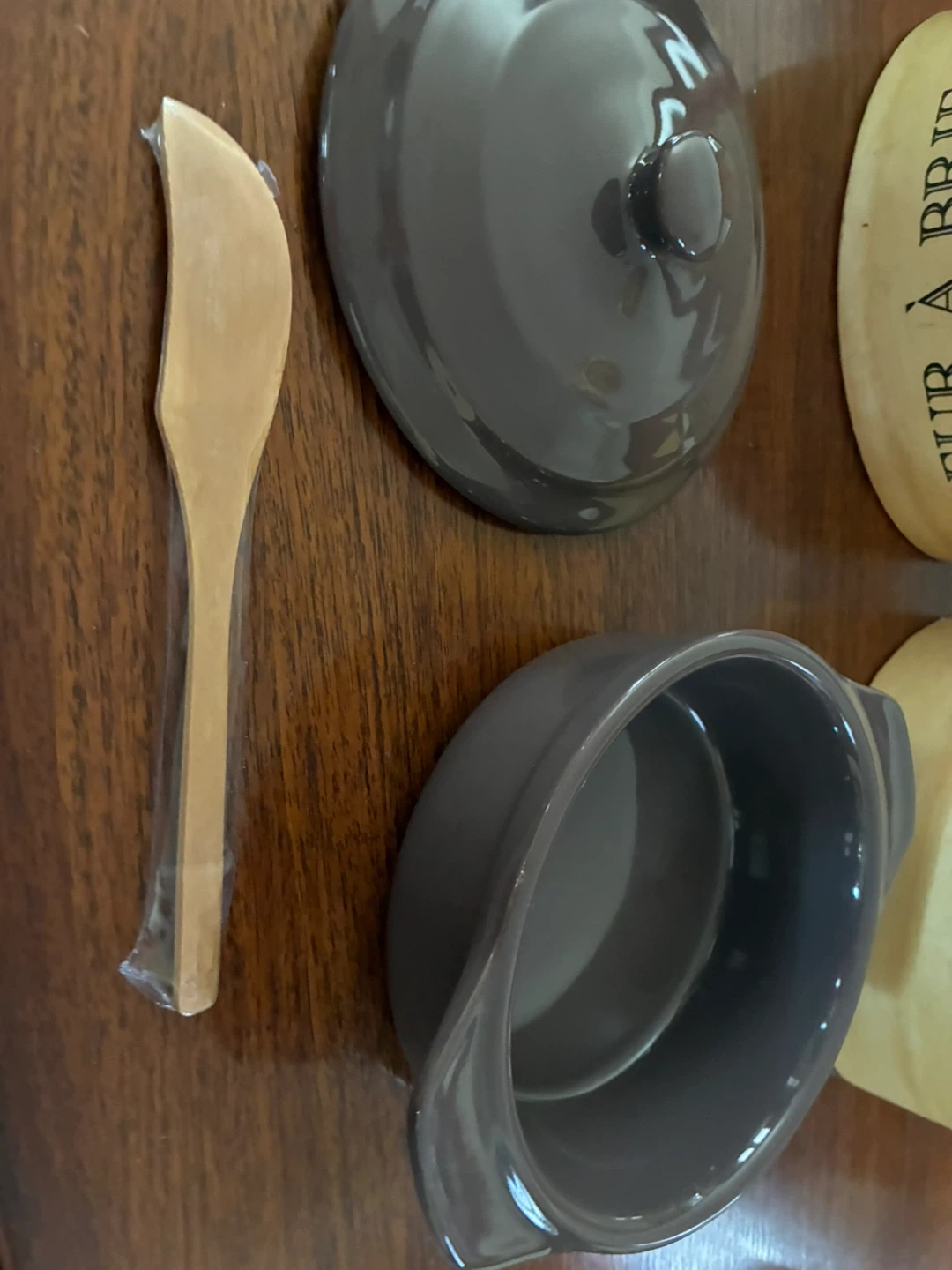 $8 NEW unused 3 PC Petite Maison Brie Baker Wildly Delicious - photo 4