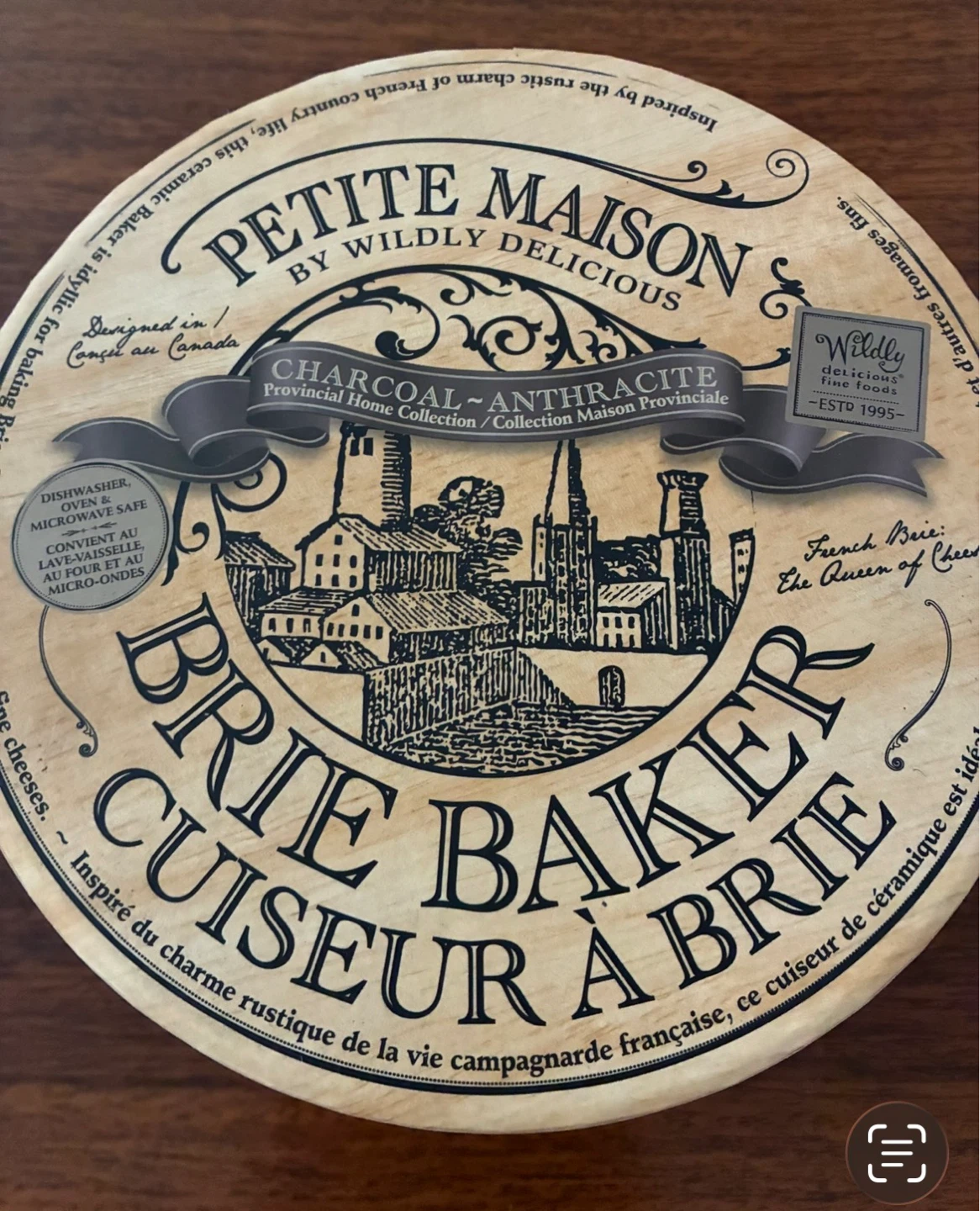 $8 NEW unused 3 PC Petite Maison Brie Baker Wildly Delicious - photo 5