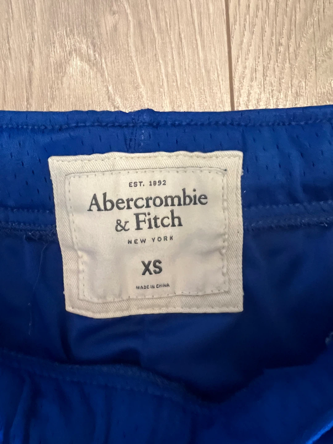 Abercrombie & Fitch Blue Mesh Shorts men - photo 2