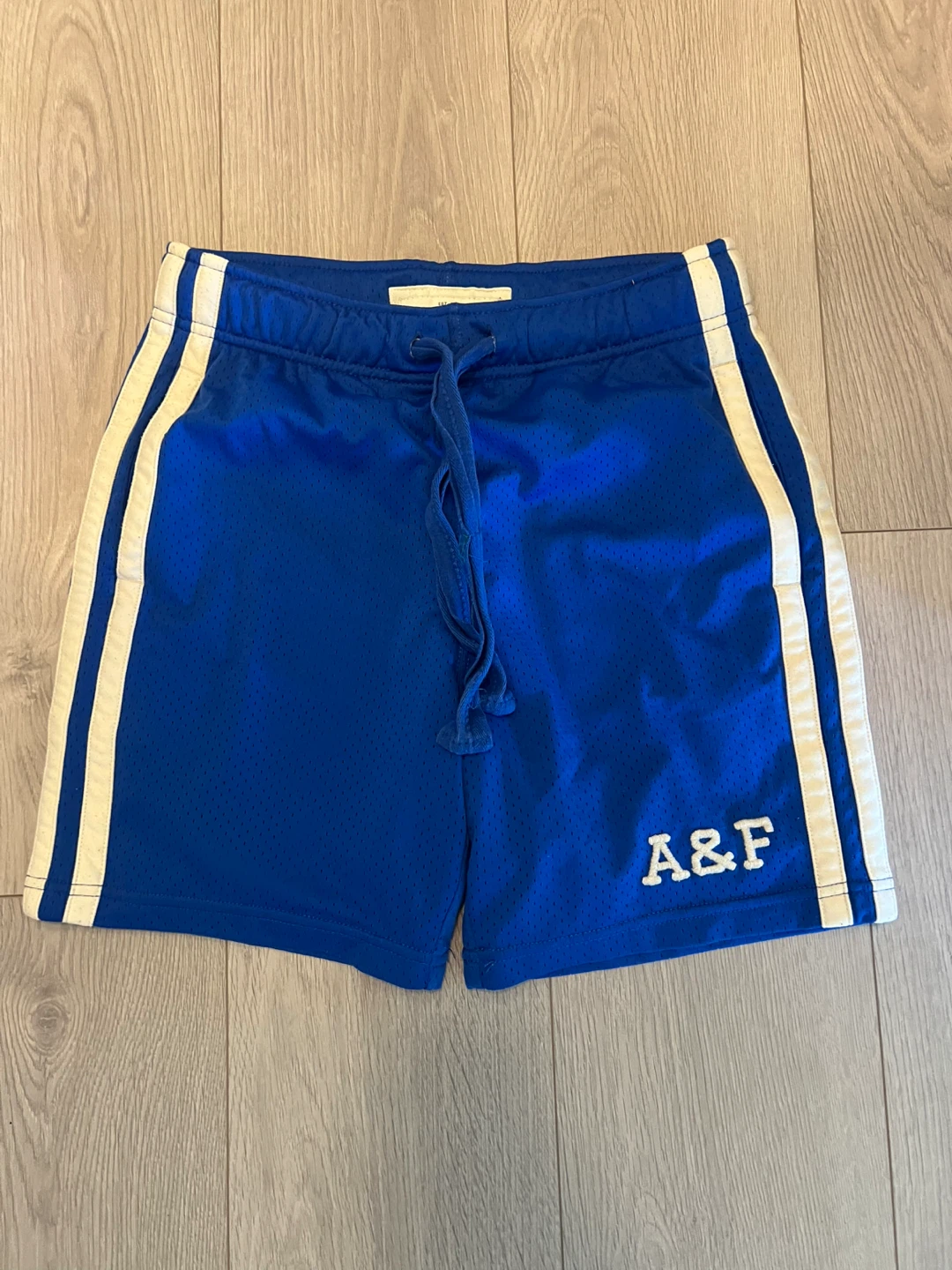 Abercrombie & Fitch Blue Mesh Shorts men