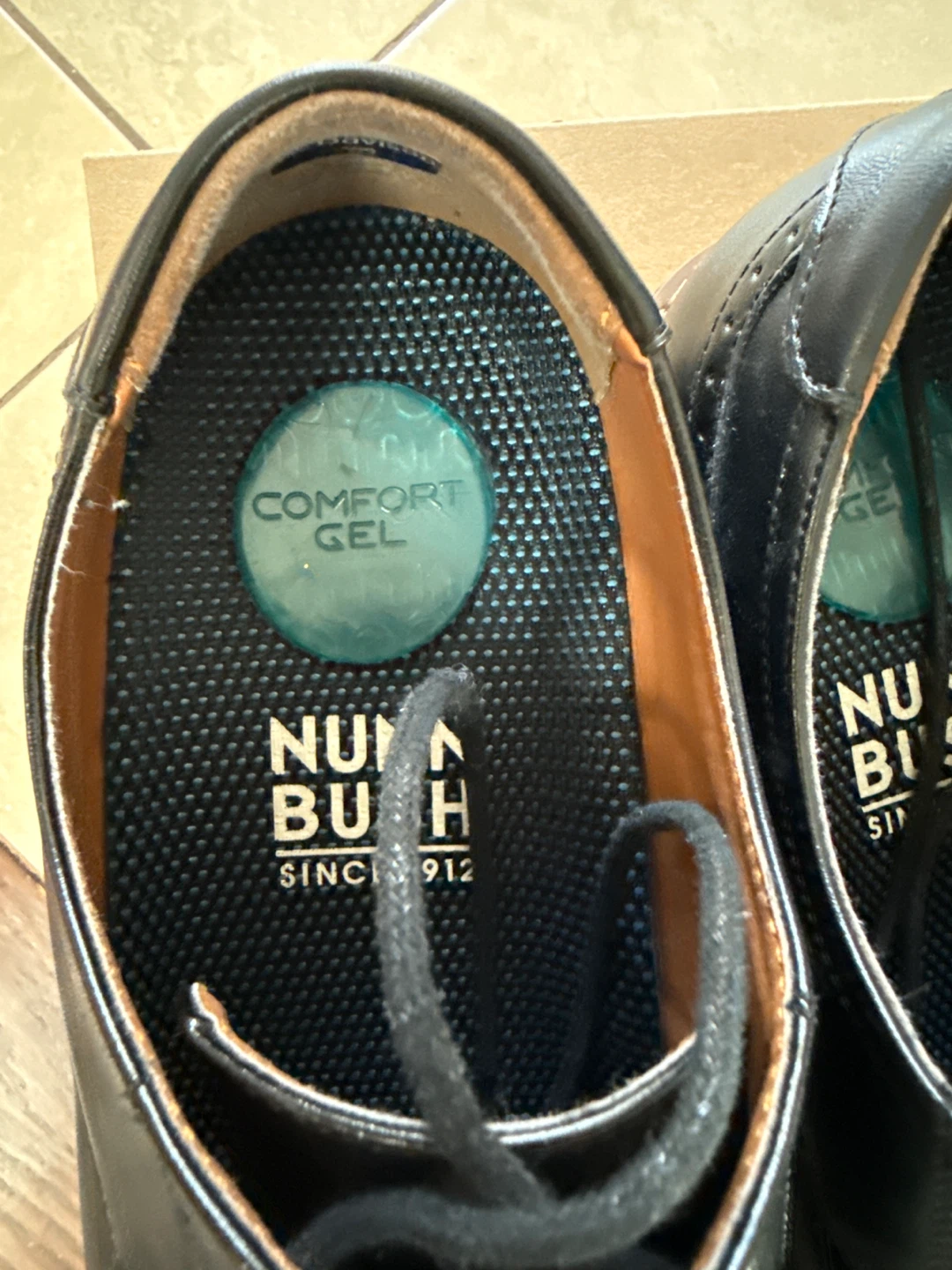 Nunn Bush Black Cap Toe Oxford Shoes Size 9 - photo 3