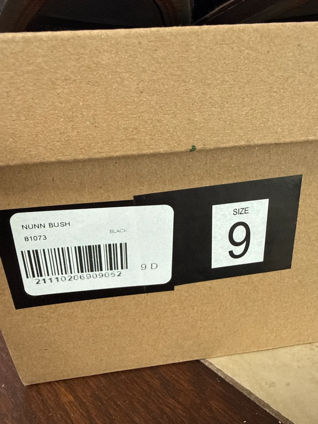 Nunn Bush Black Cap Toe Oxford Shoes Size 9 - photo 2