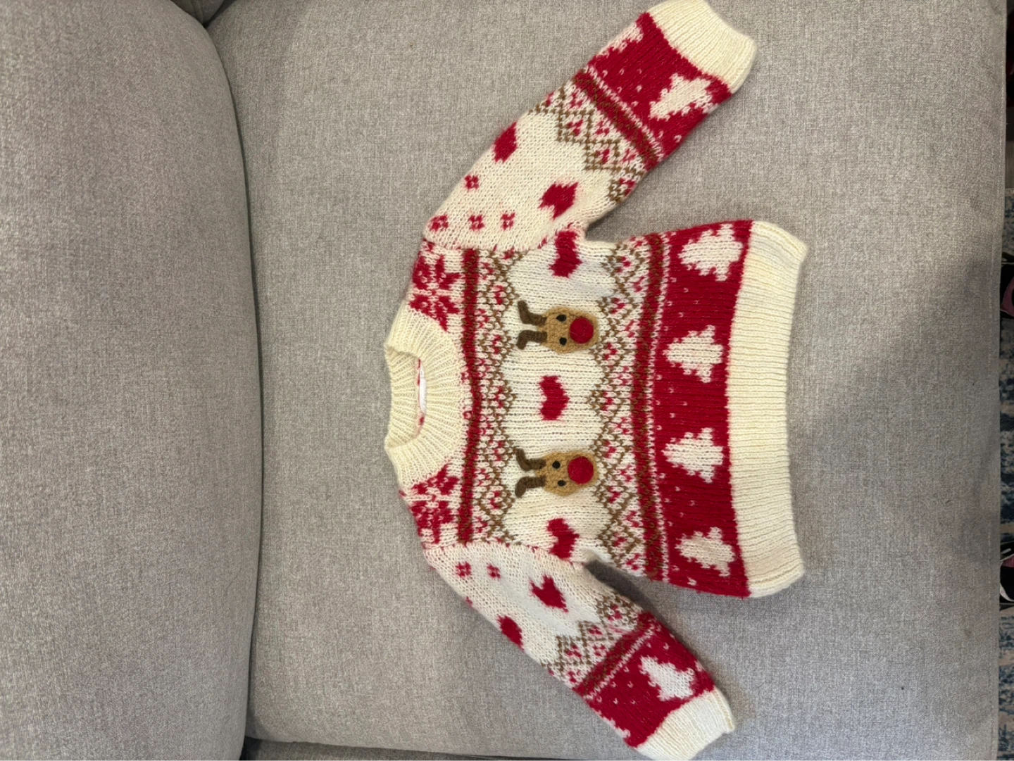 Zara Kids Christmas Reindeer Sweater 18-24 months