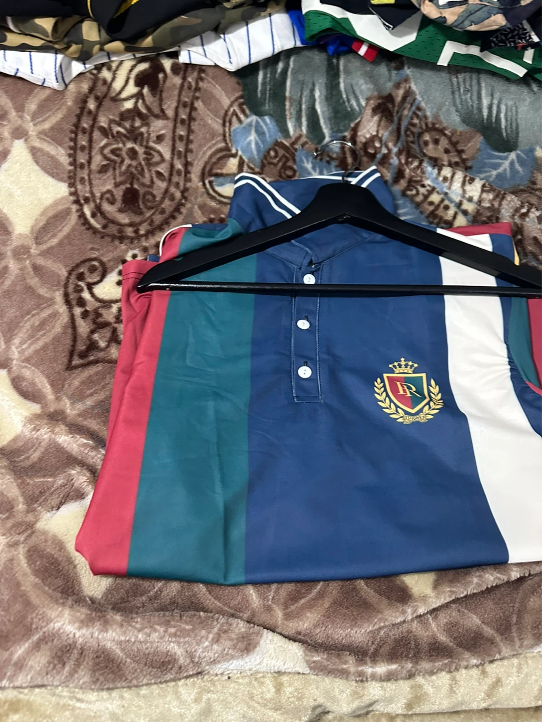 Men's Striped Polo Shirt