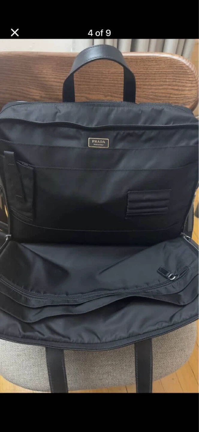 Prada Black Nylon Briefcase - photo 2