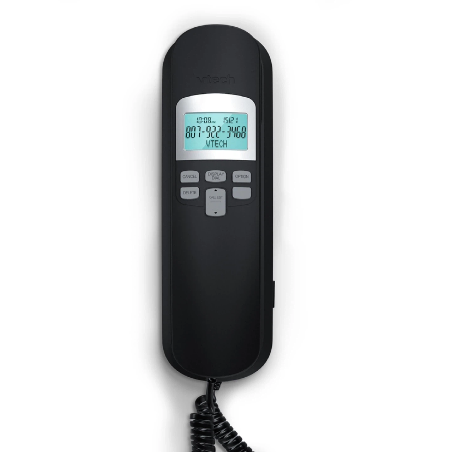 VTech Black Trimstyle Corded Telephone with Caller ID