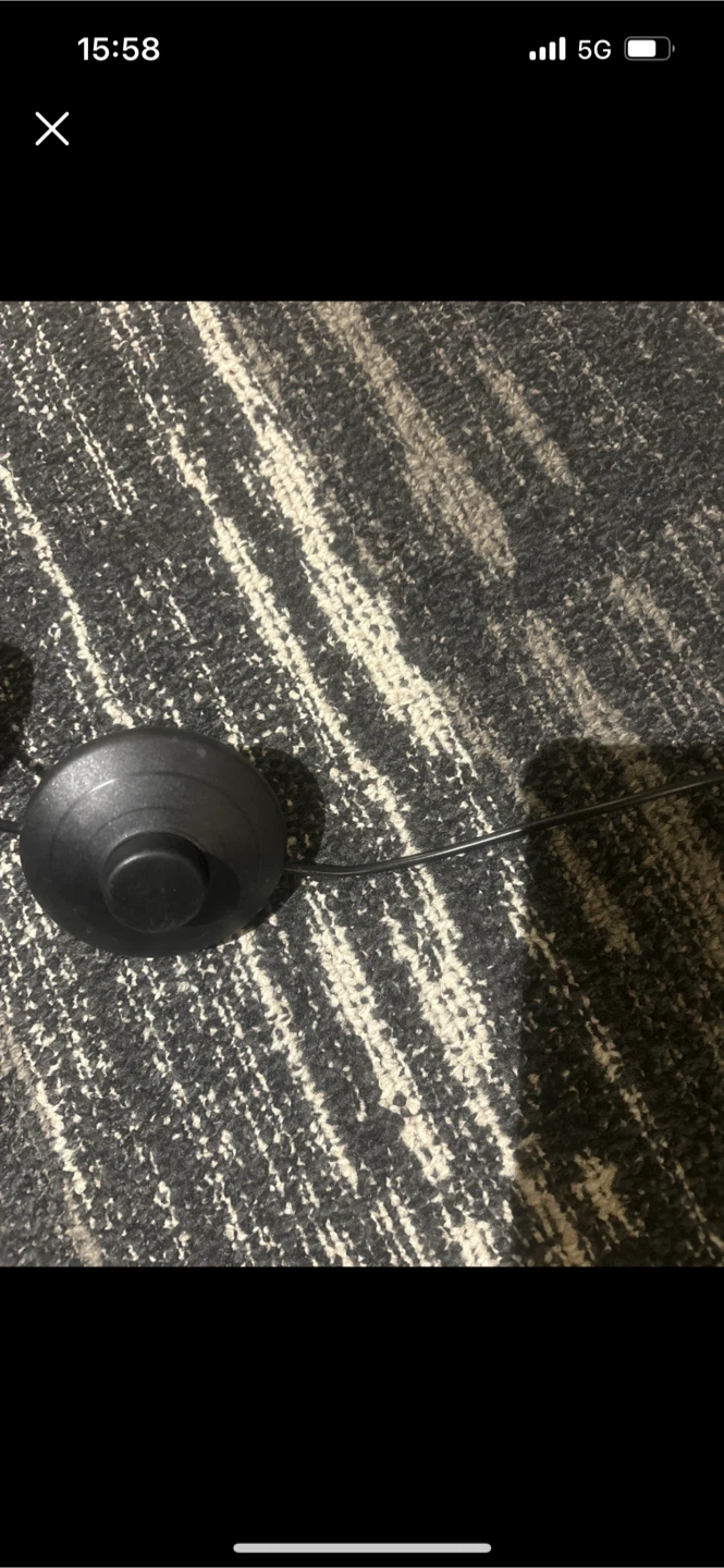 Black Floor Lamp with Foot Switch - photo 2