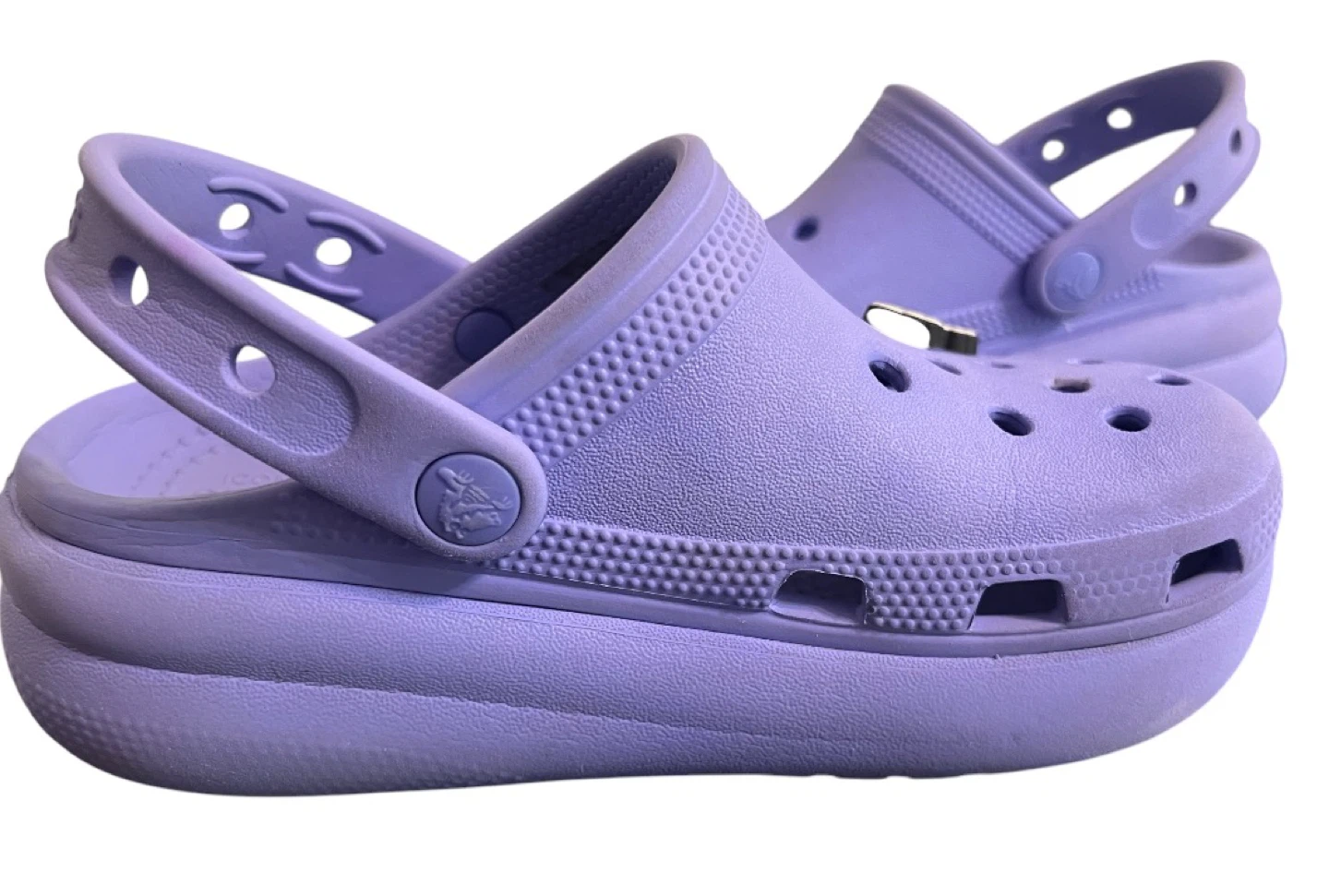 Girls Crocs Classic Platform Clog – Lavender Purple | Size J1 - photo 5