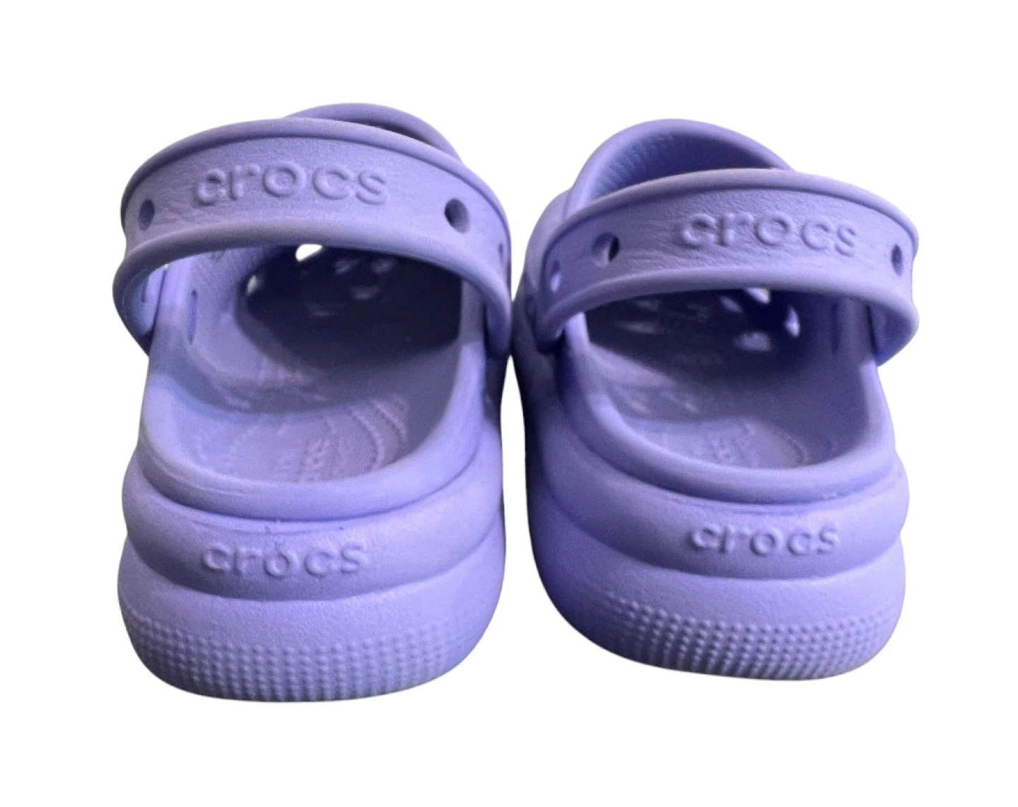 Girls Crocs Classic Platform Clog – Lavender Purple | Size J1 - photo 4