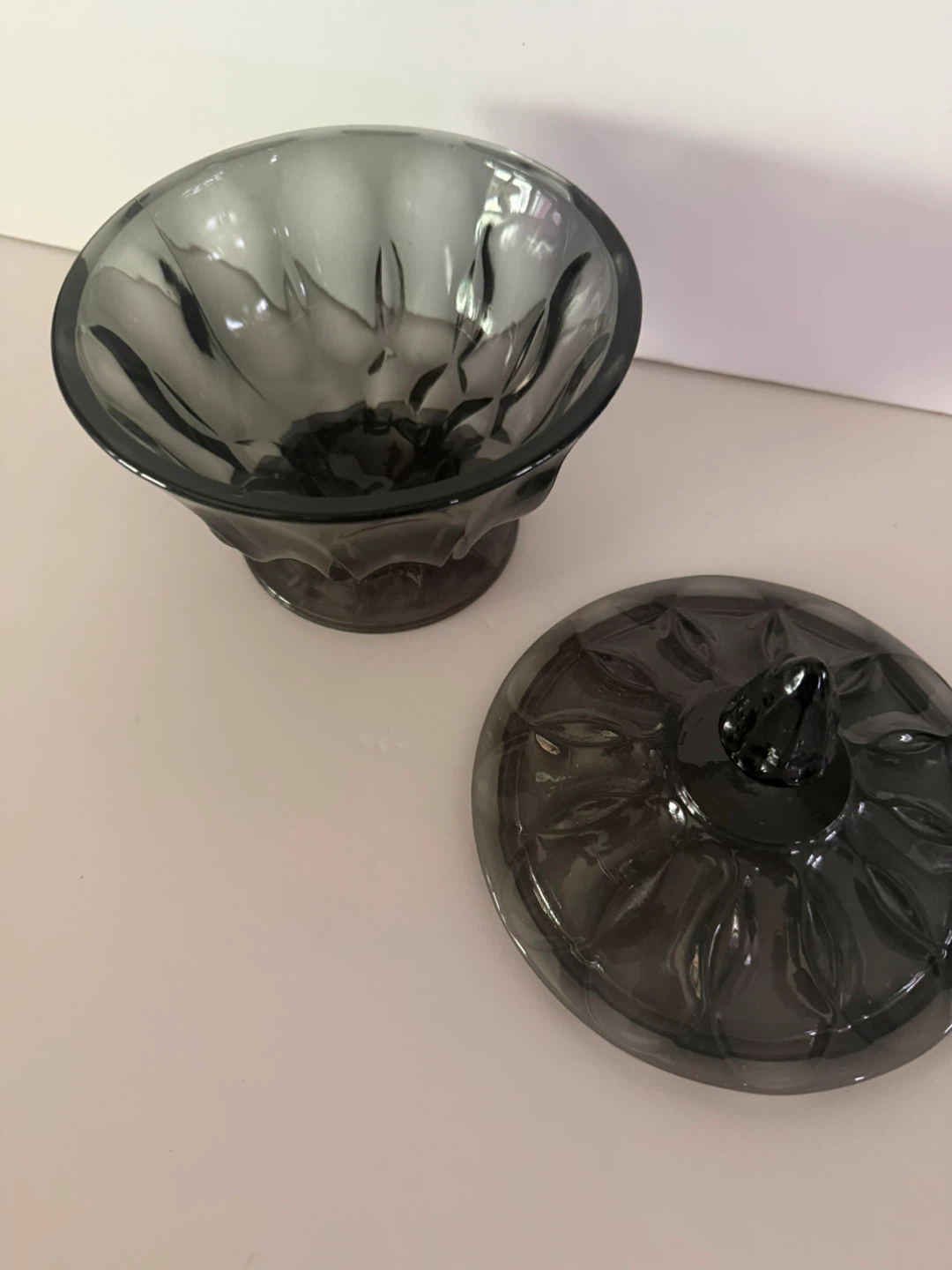 Vintage glass candy dish - photo 2