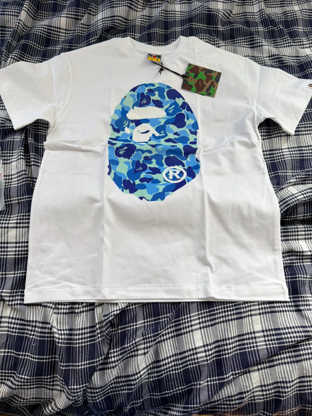 A Bathing Ape BAPE CAMO Shark Logo T-Shirt - photo 2