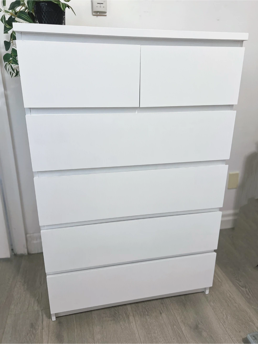 IKEA MALM 6-Drawer Dresser,delivery for a fee