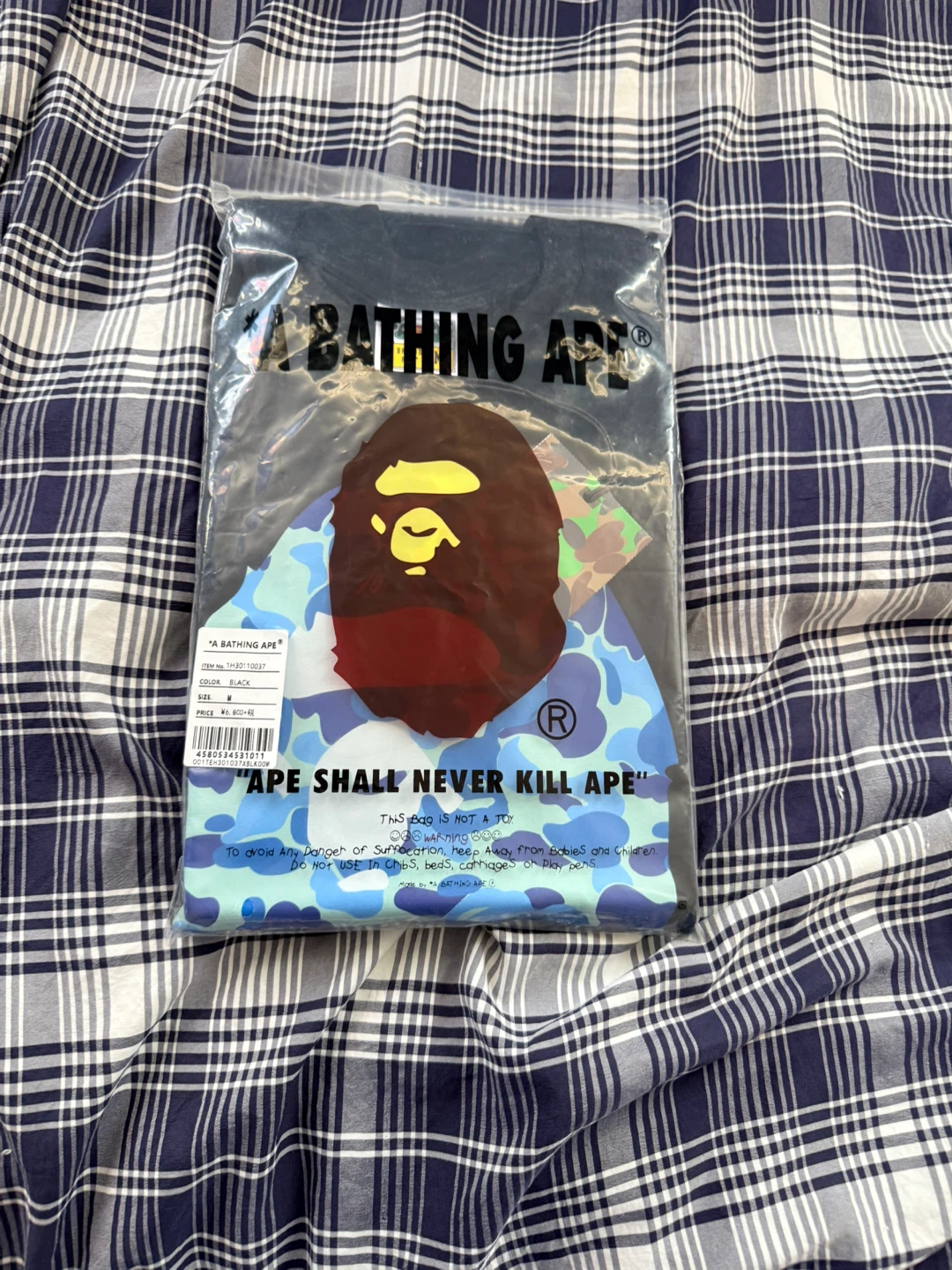 A BATHING APE® Camo Ape Head T-Shirt