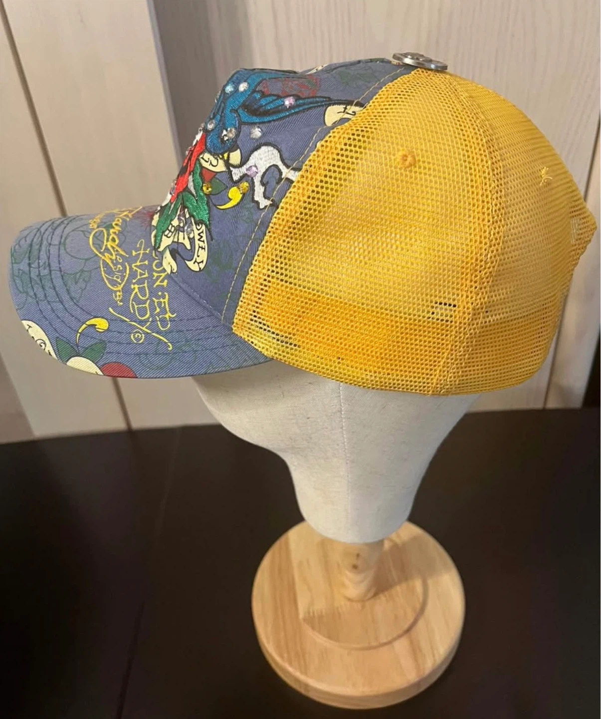Rare Vintage Don Ed Hardy Designs Snapback Trucker Hat - photo 2