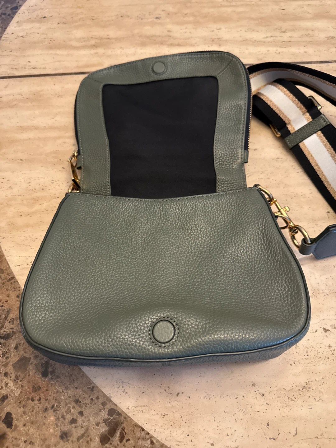 Marc Jacobs Leather Crossbody Bag - Green - photo 3