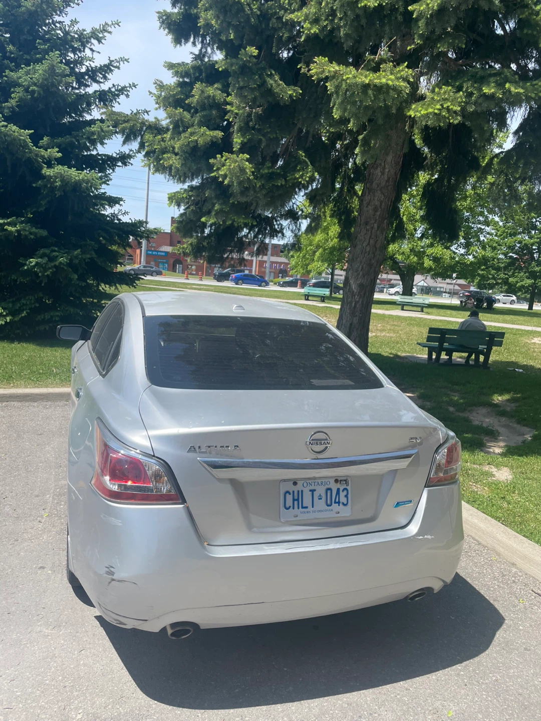 Silver Nissan Altima Sedan