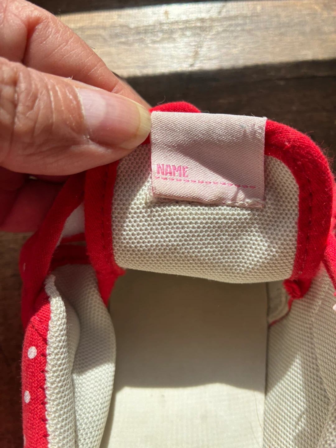 $8 Toddler summer shoe child 2-3 years Velcro red pink girl - photo 4