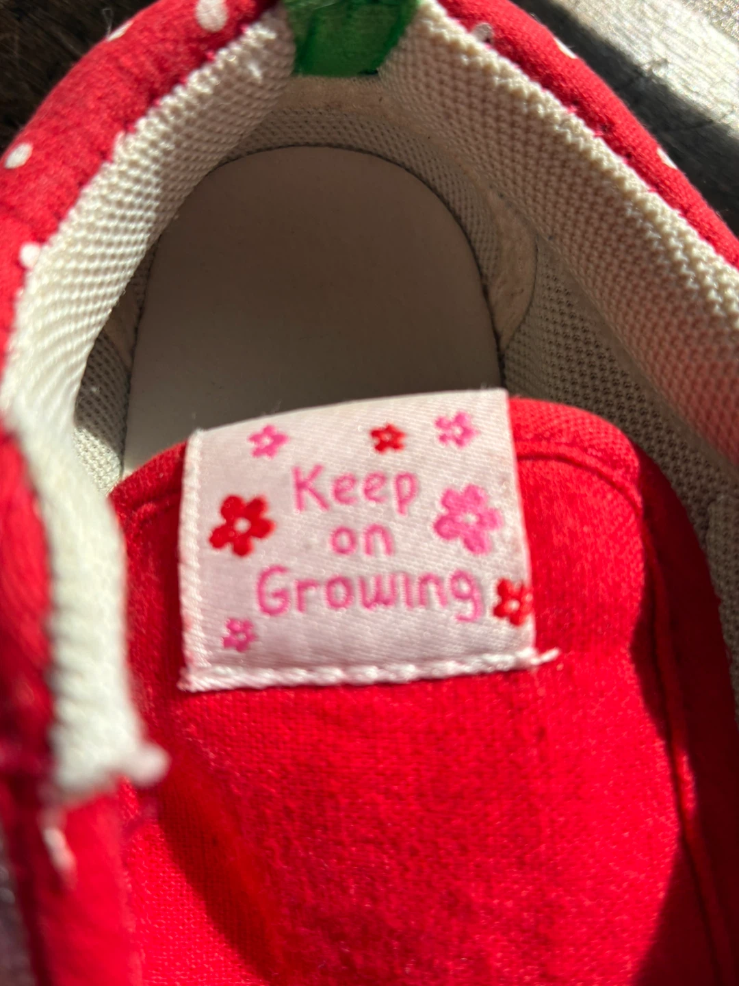 $8 Toddler summer shoe child 2-3 years Velcro red pink girl - photo 3