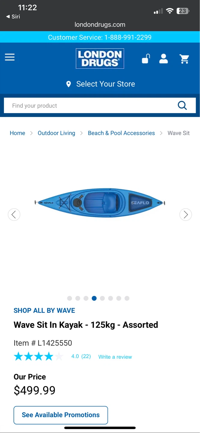 Blue Wave Sit-In Kayak - photo 5