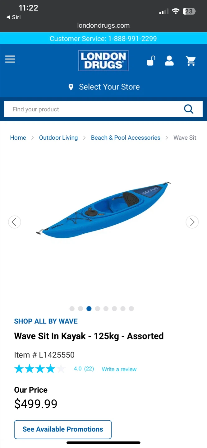 Blue Wave Sit-In Kayak - photo 4