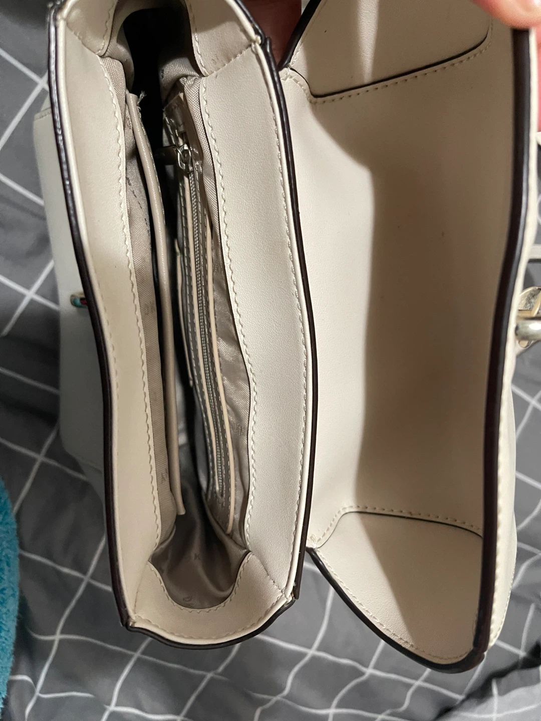 DKNY Cream Leather Backpack - photo 3