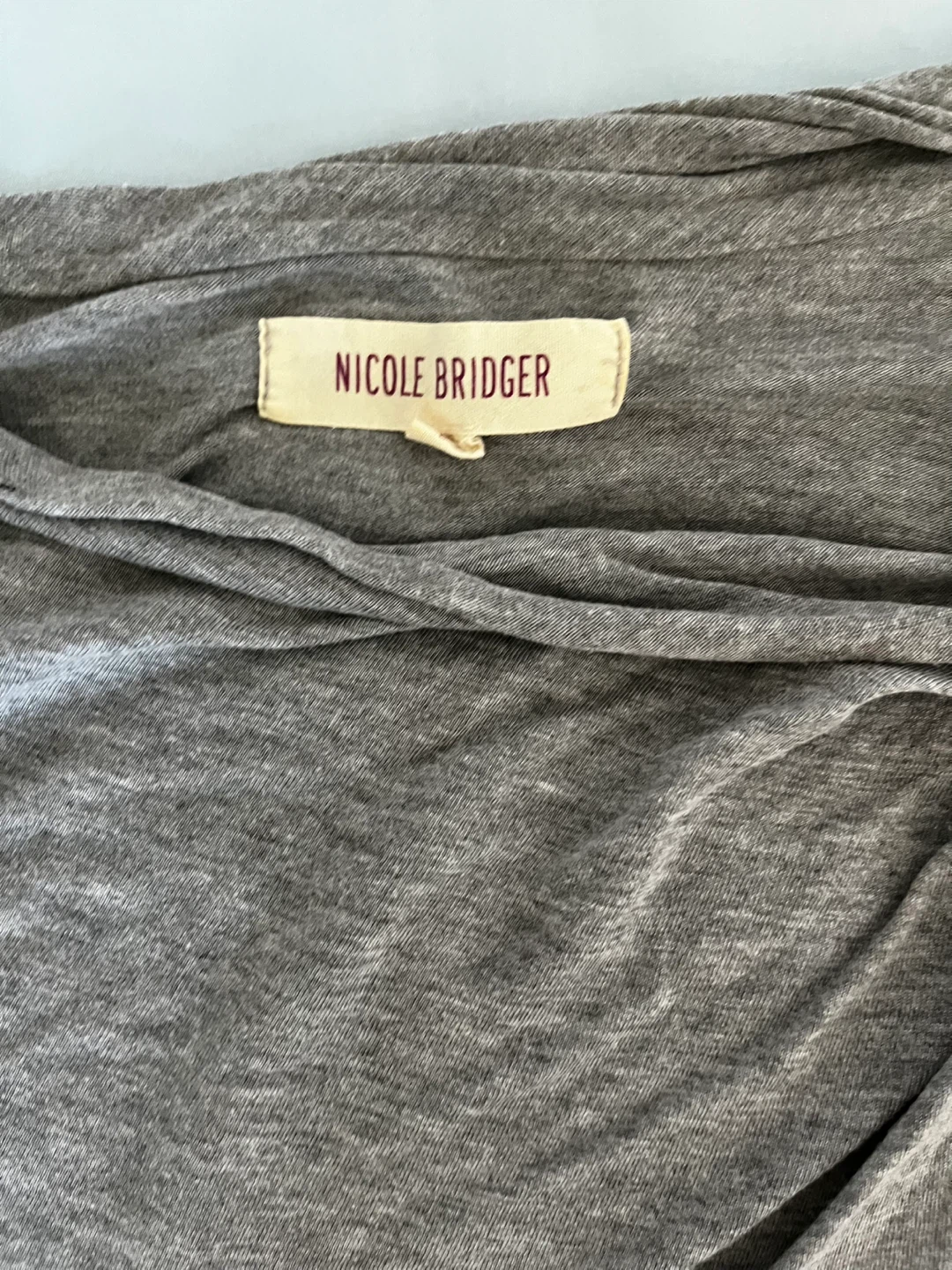 Grey off the shoulder top - photo 2