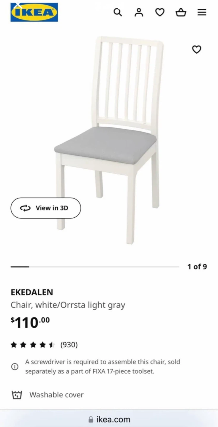 Can deliver—Ikea extendable table with 4 or 6 chairs - photo 3