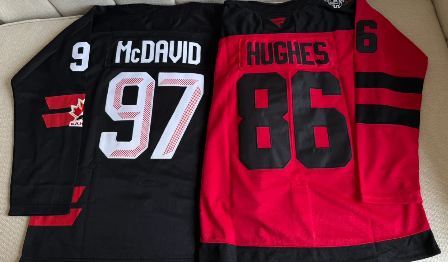 Bauer Canada McDavid 97 Hockey Jersey & Hughes 86 Hockey Jersey