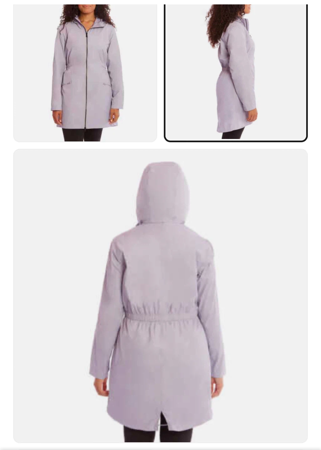 Kirkland Signature Ladies' Hooded Lightweight Jacket - Lilac - photo 2