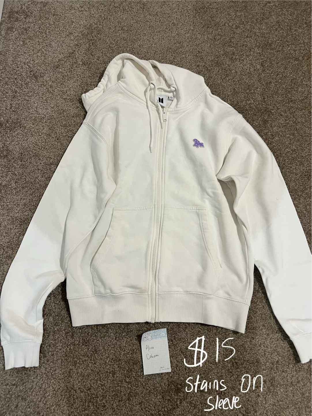 BTS Sowoozoo Hoodie Size S