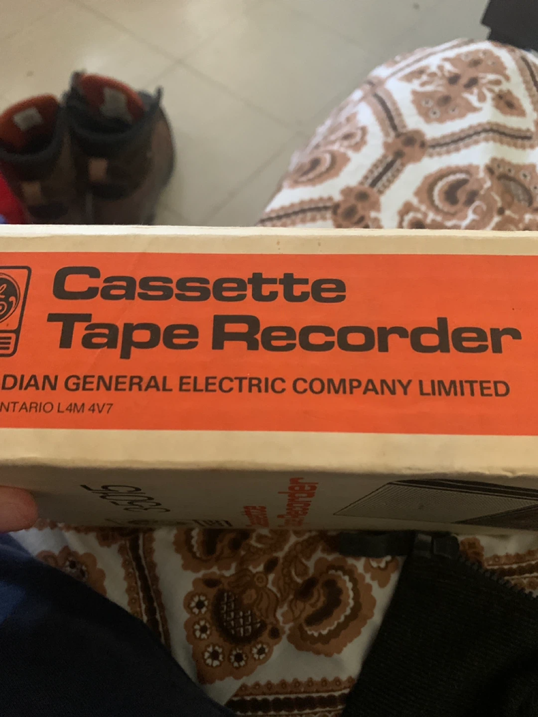 GE Cassette Tape Recorder 3-5015 - photo 2