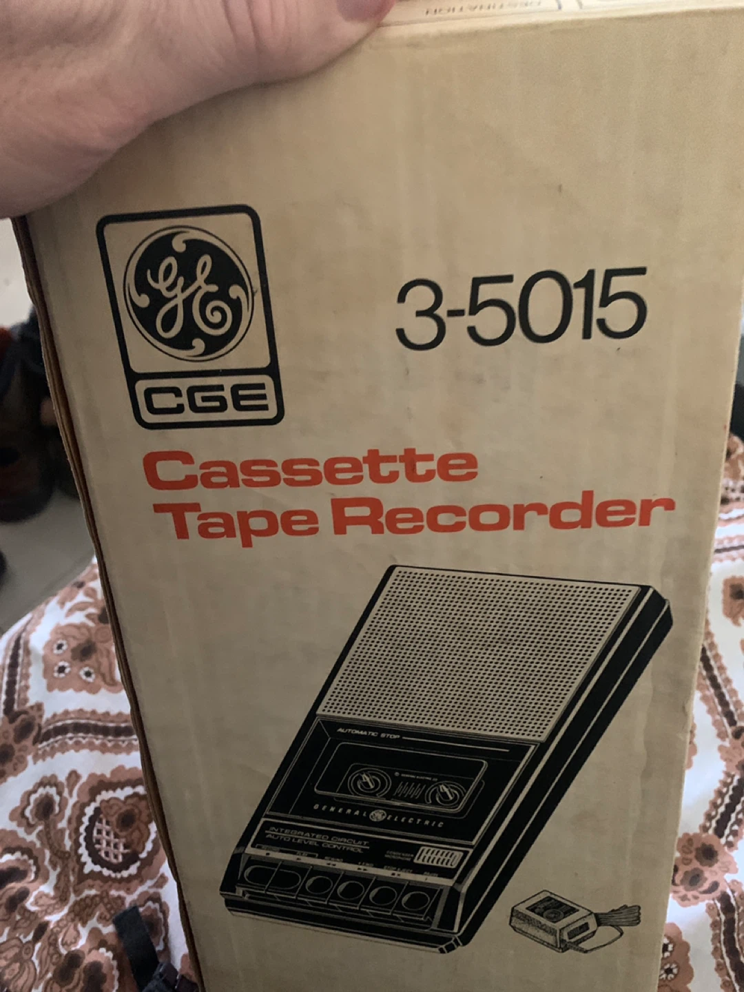 GE Cassette Tape Recorder 3-5015 - photo 3