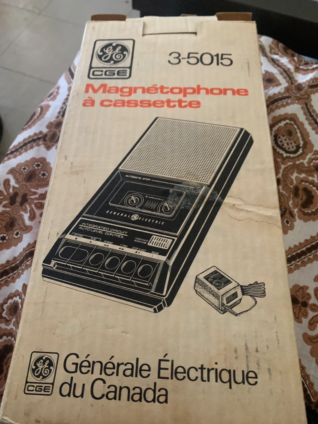 GE Cassette Tape Recorder 3-5015