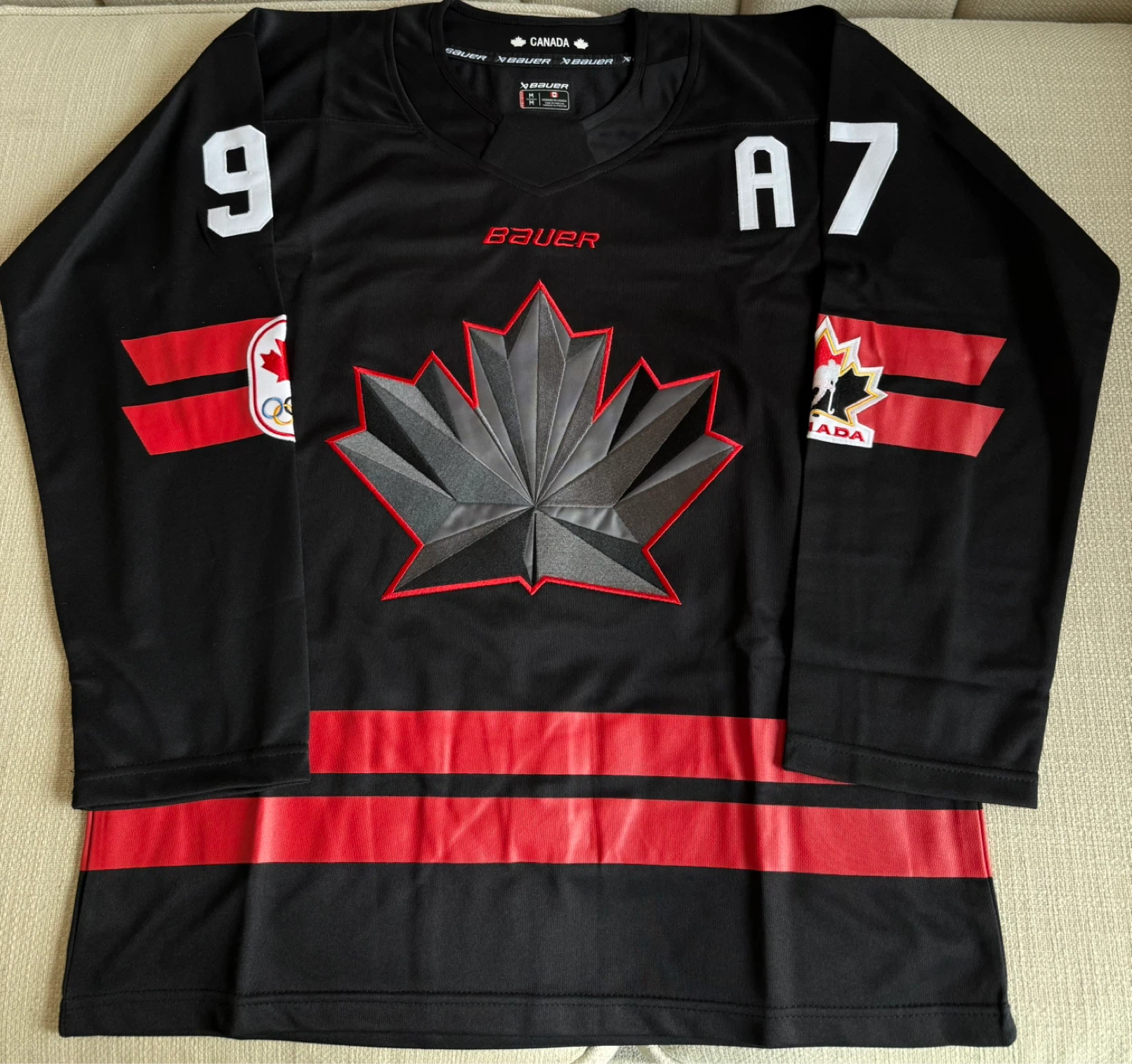 Bauer McDavid 97 Canada Hockey Jersey