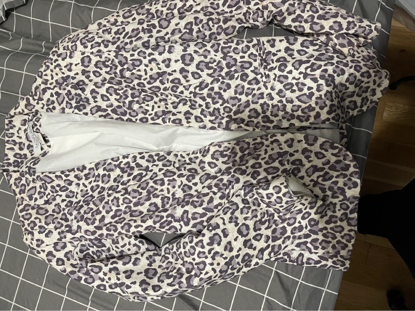 Leopard Print Bomber Jacket - photo 3