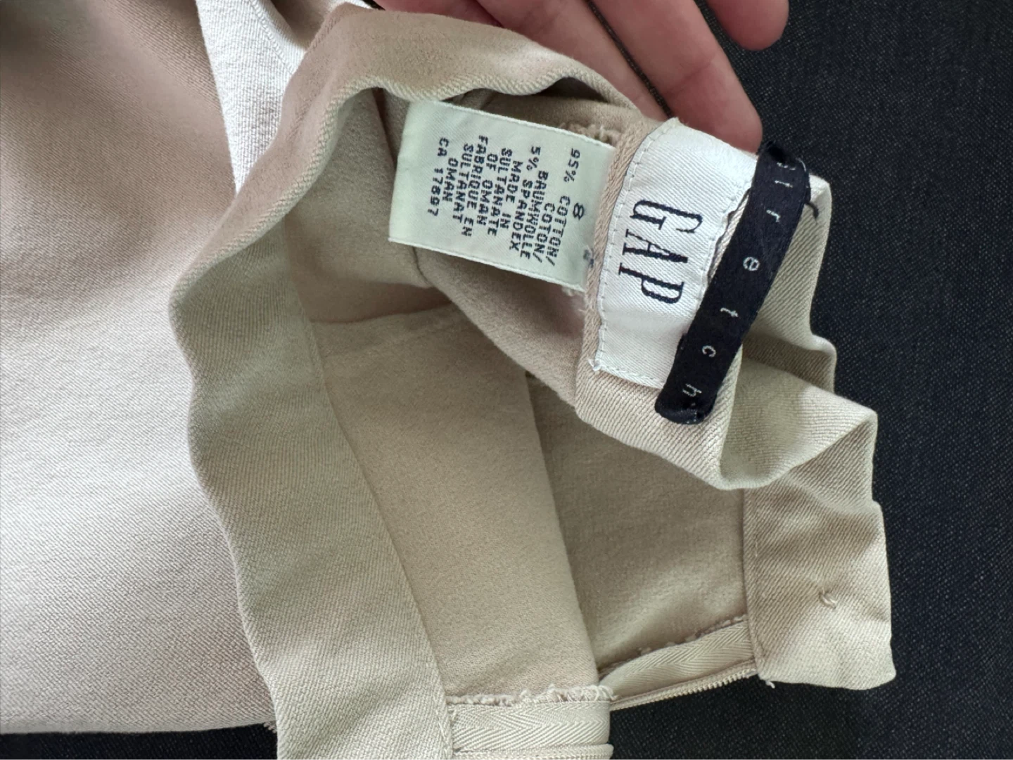GAP Women's Stretch Pants Size 8 Beige
