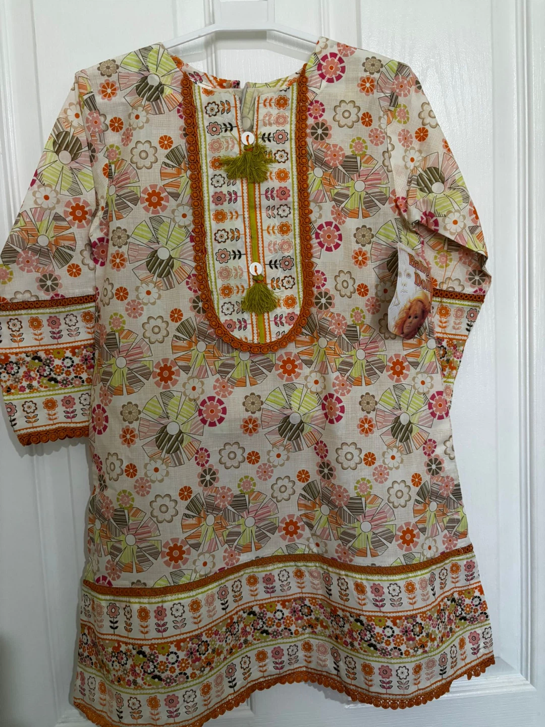 Bakar Fashion embroidered kurta with shalwar and dupatta - photo 2