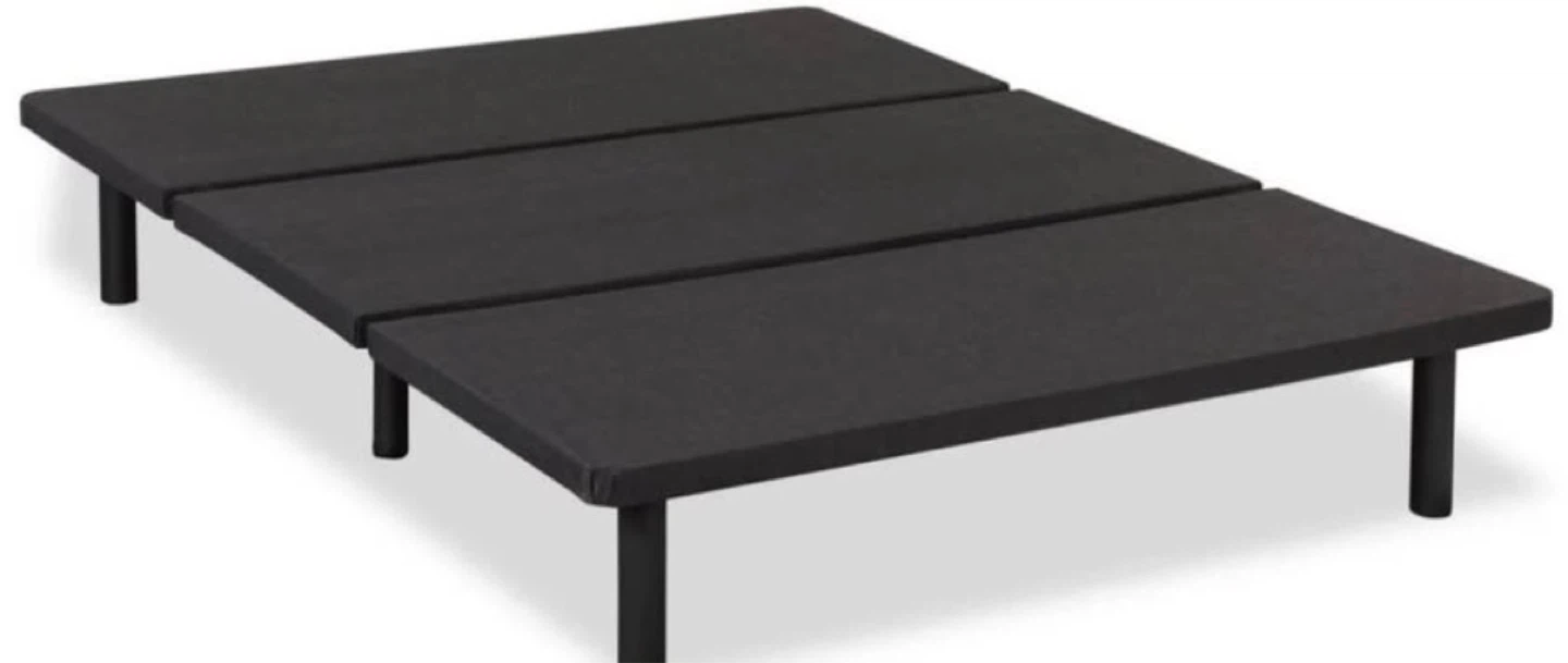 Grey Upholstered Queen Bed Frame with Headboard - photo 4