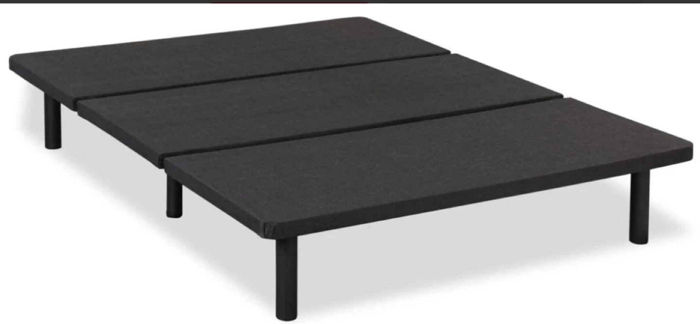 Grey Upholstered Queen Bed Frame with Headboard - photo 5