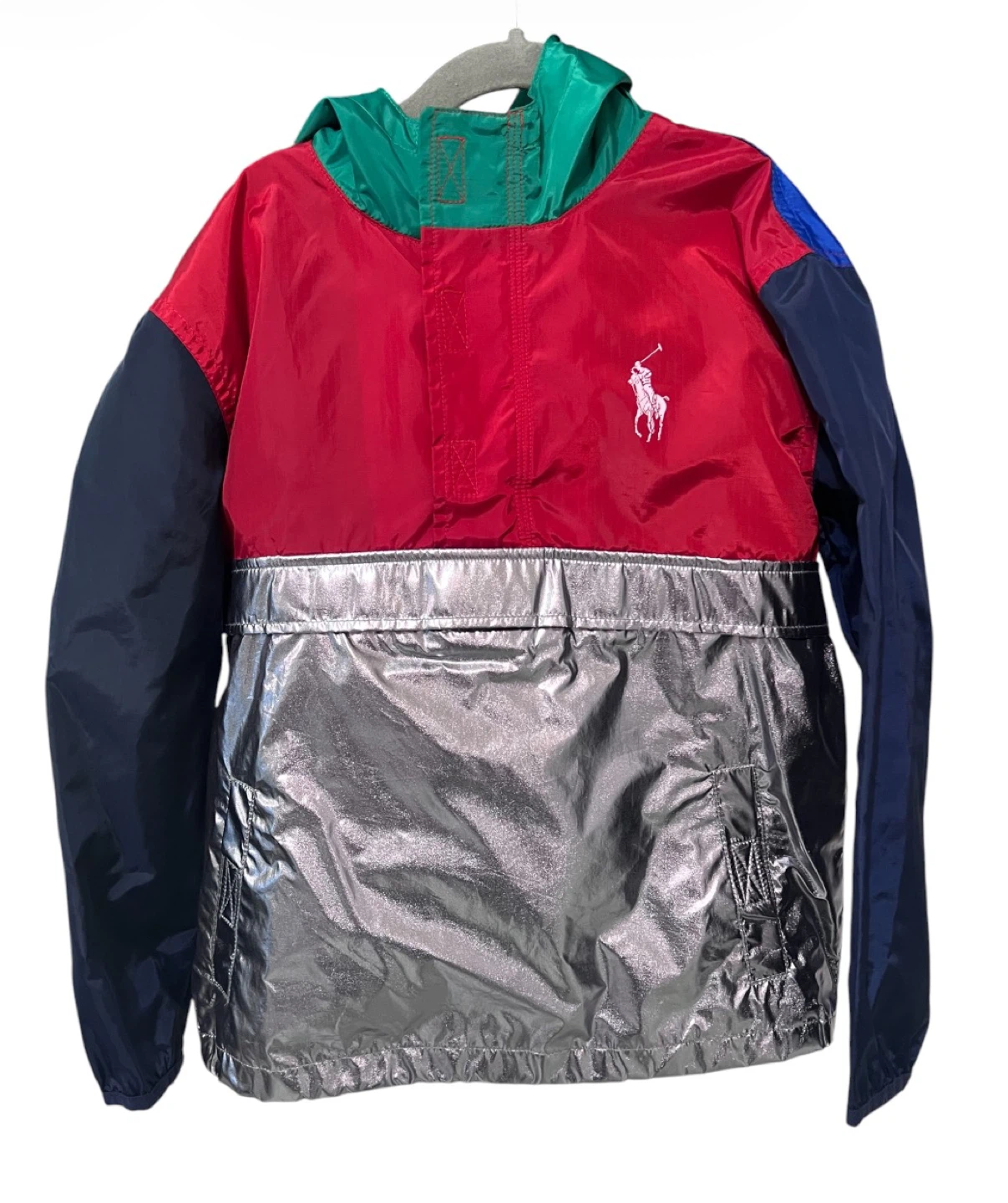 Polo Ralph Lauren Hooded Windbreaker Jacket – Size 7