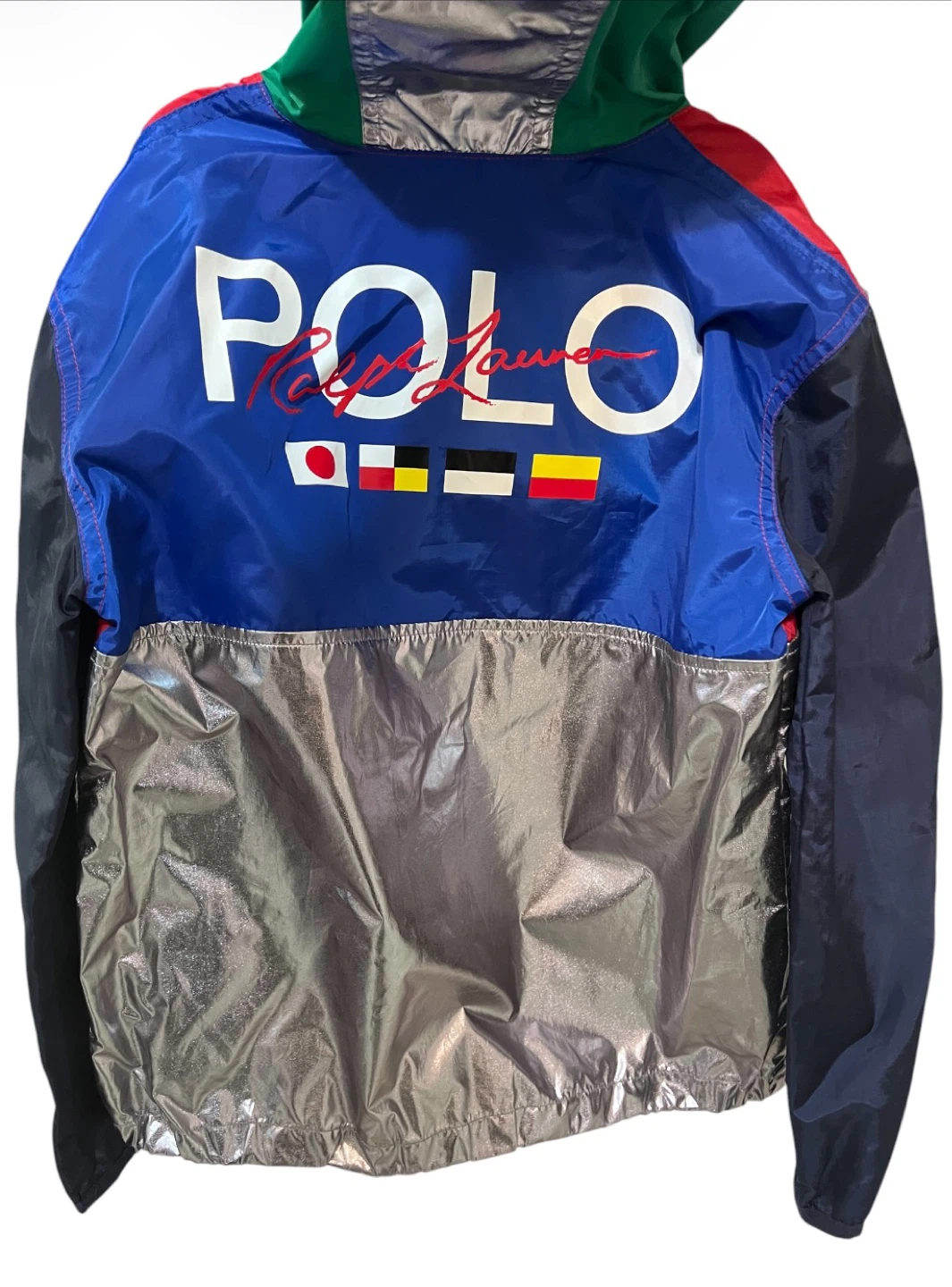 Polo Ralph Lauren Hooded Windbreaker Jacket – Size 7 - photo 5