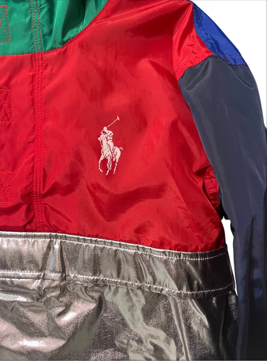 Polo Ralph Lauren Hooded Windbreaker Jacket – Size 7 - photo 2