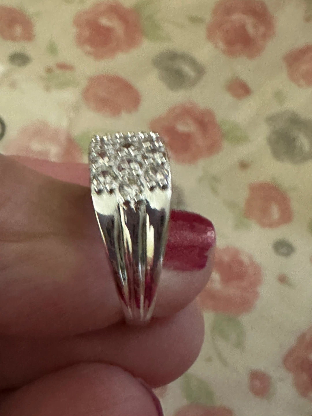 Sterling Silver CZ Ring Size 7 - photo 2